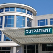 Image of a beige hospital building