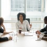 Image of woman leading a meeting